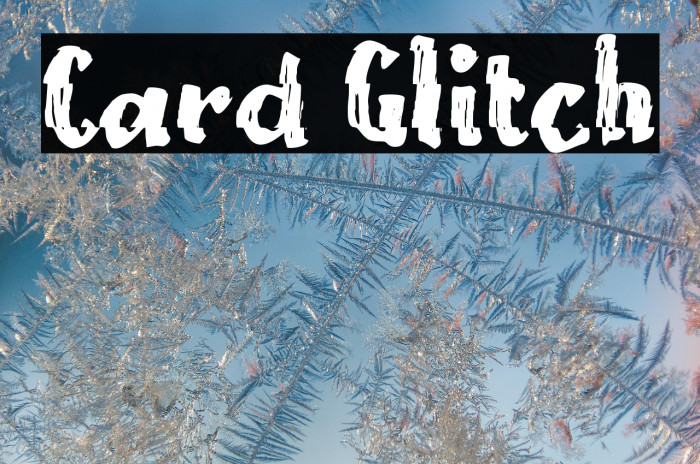 Card Glitch Example 3