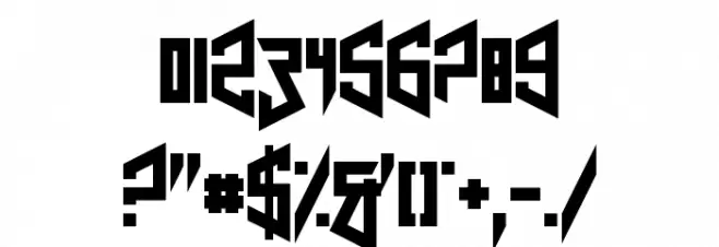 Card Shark Regular Font OTHER CHARS