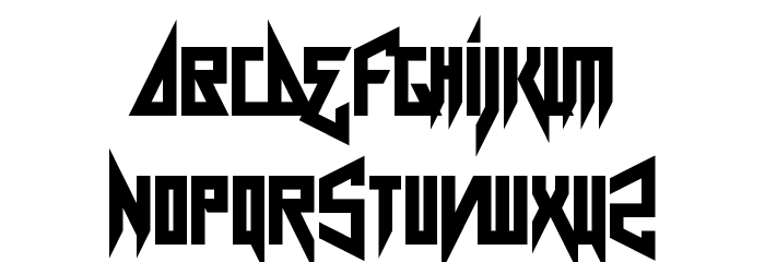 Card Shark Regular Font LOWERCASE
