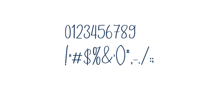 CardamomScript-Regular Other Characters