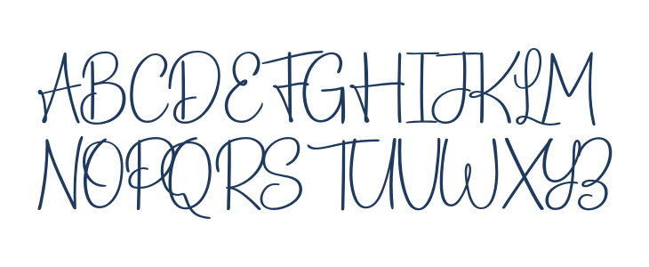 CardamomScript-Regular Uppercase