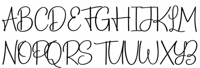 CardamomScript-Regular Schriftart Gro&szlig;