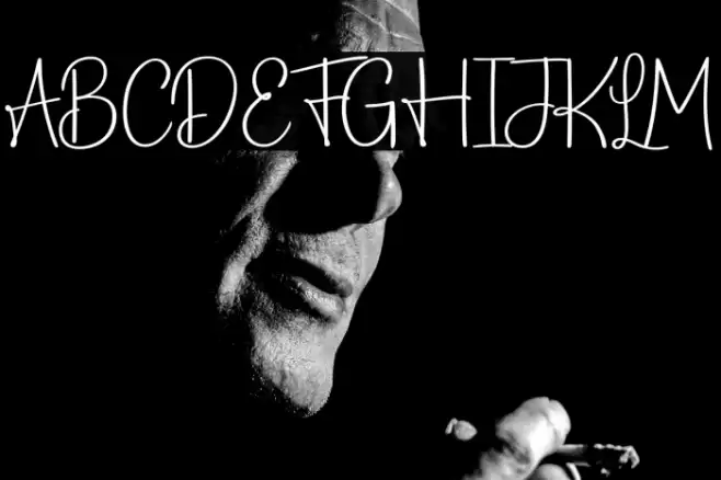 CardamomScript-Regular Schriftart examples