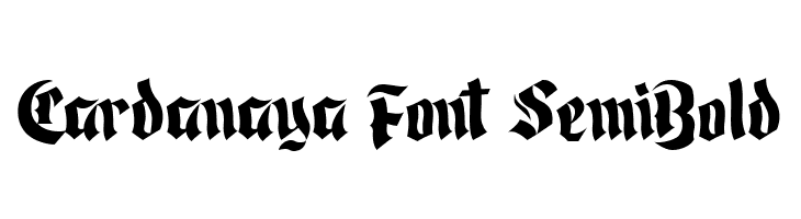 Cardanaya Font SemiBold  नि: शुल्क फ़ॉन्ट्स डाउनलोड