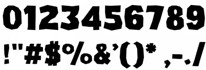 CardboardCat Extra Bold Font OTHER CHARS