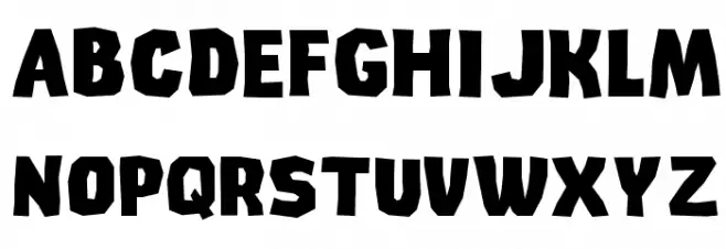 CardboardCat Extra Bold Шрифта ВЕРХНИЙ