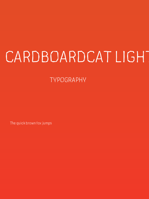 CardboardCat Light Poster