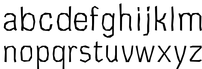 CardboardCat Light Шрифта строчной
