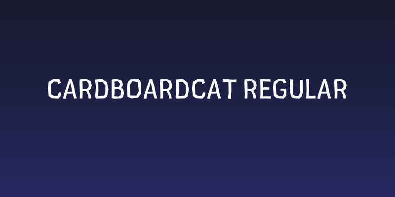 CardboardCat Regular Social Header