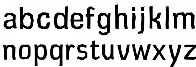 CardboardCat Regular Font LOWERCASE