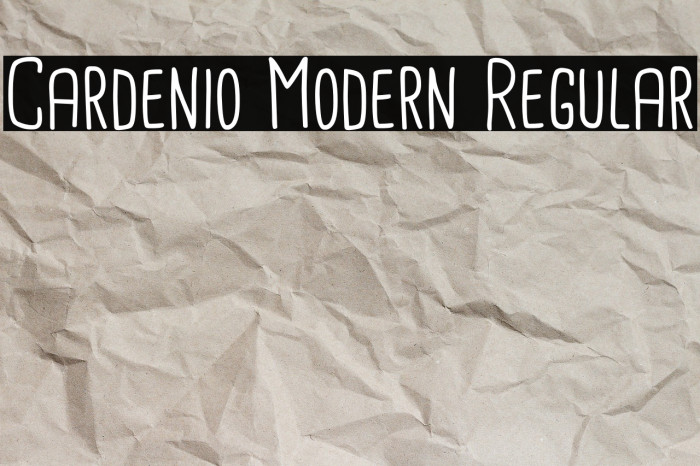 Cardenio Modern Regular Example 1
