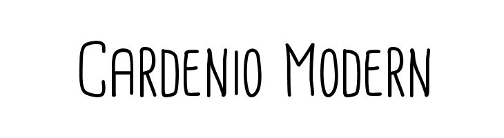 Cardenio Modern Font
