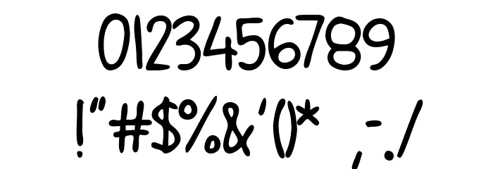Cardhonie Font OTHER CHARS
