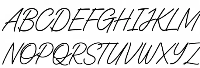 Cardias Font UPPERCASE