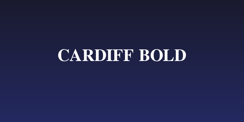 Cardiff Bold Social Header