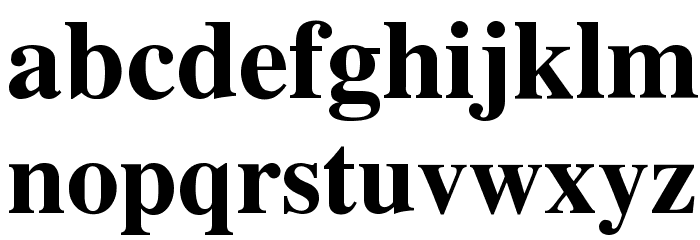 Cardiff Bold Font LOWERCASE