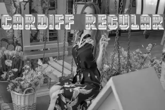 Cardiff Regular Font examples