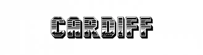 Cardiff  Frei Schriftart Herunterladen