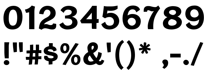 CardiganTitlingRg-Bold Font OTHER CHARS