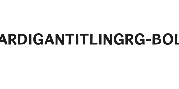 CardiganTitlingRg-Bold Logo
