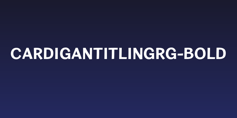 CardiganTitlingRg-Bold Social Header
