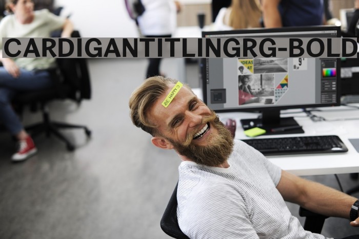 CardiganTitlingRg-Bold Font examples