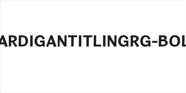 CardiganTitlingRg-Bold Logo