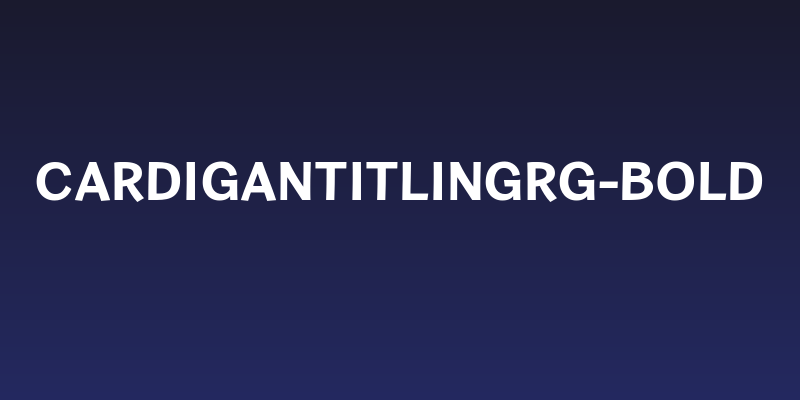 CardiganTitlingRg-Bold Social Header