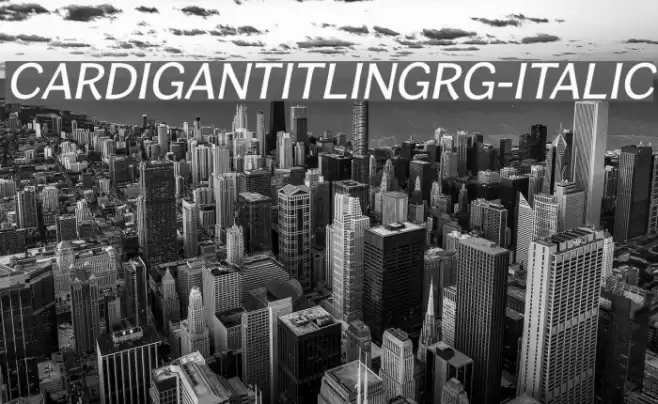 CardiganTitlingRg-Italic examples