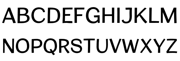 CardiganTitlingRg-Regular Font LOWERCASE