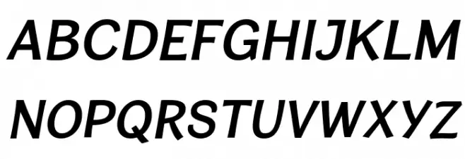 CardiganTitlingSb-Italic Schriftart Kleinbuchstaben