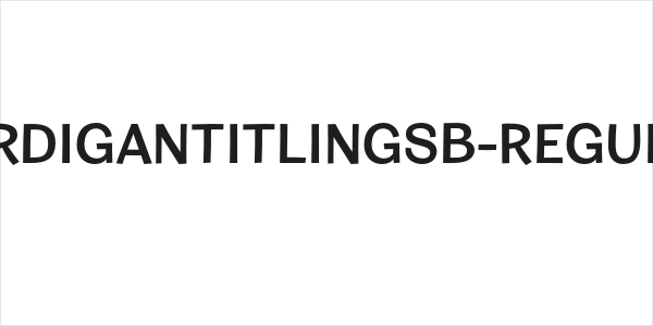 CardiganTitlingSb-Regular Logo