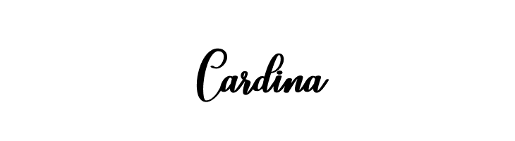 Cardina  フリーフォントのダウンロード