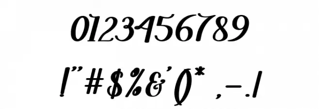 Cardina Font OTHER CHARS