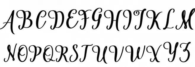 Cardina 字体 大写