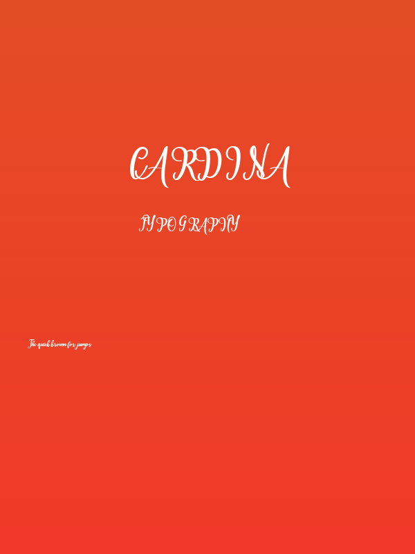 Cardina Poster