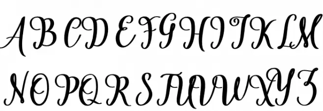 Cardina Font UPPERCASE
