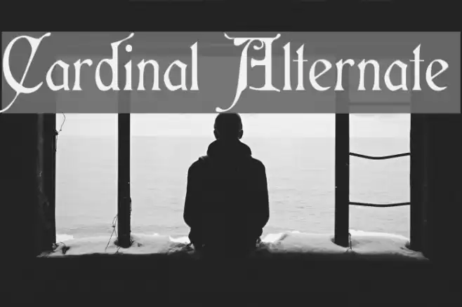 Cardinal Alternate Font examples