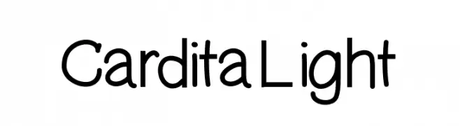 CarditaLight  Fuentes Gratis Descargar