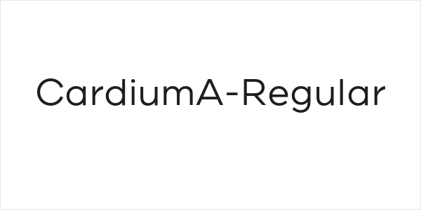 CardiumA-Regular Logo