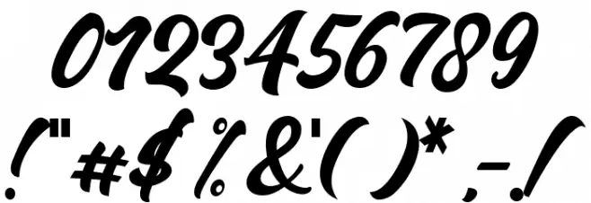 Cardives Font OTHER CHARS