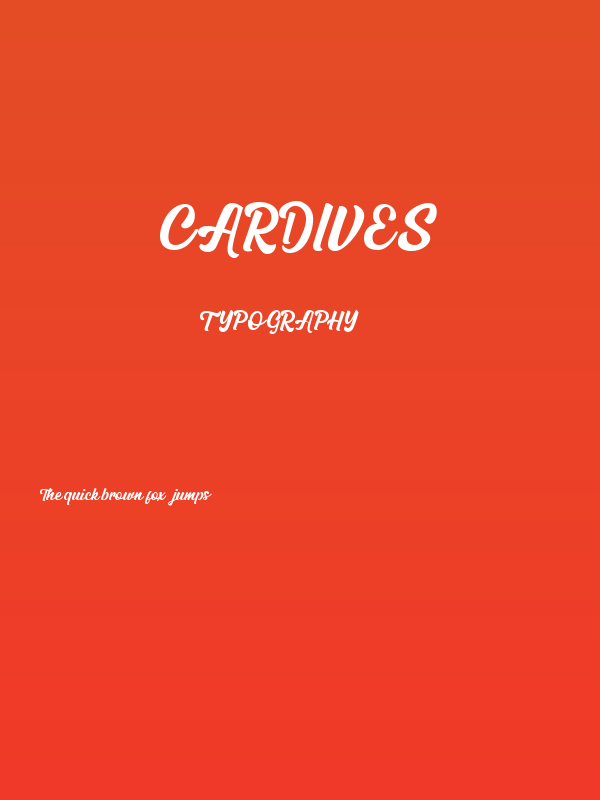 Cardives Poster