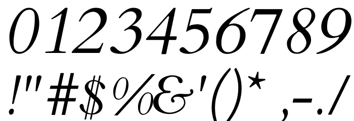 Cardo Italic Fuentes OTROS CHARS