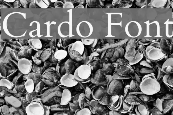 Cardo Font examples