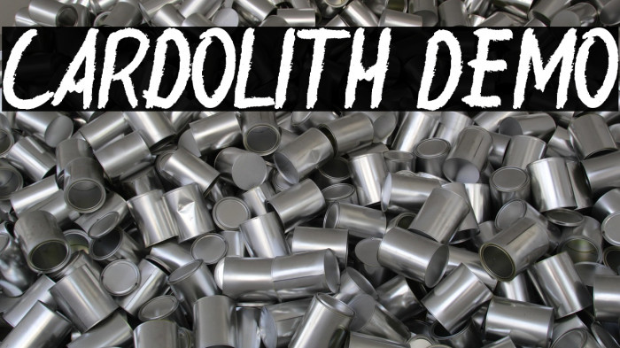 Cardolith Demo Example 1
