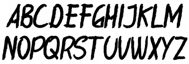 Cardolith Demo Font Litere mici