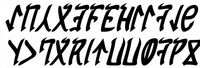 Cardosan Bold Italic Schriftart Groß