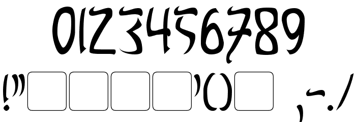 Cardosan Font OTHER CHARS