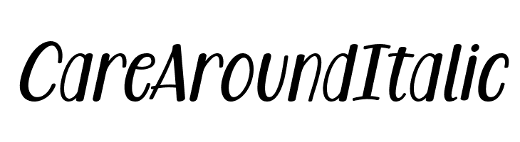 Care Around Italic  Descarca Fonturi Gratis