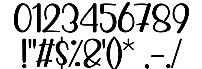 Care Around Font OTHER CHARS